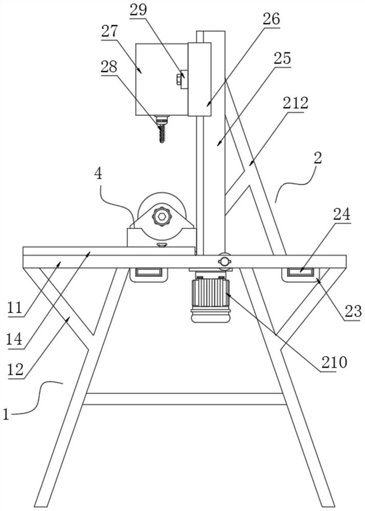 Multi-directional drilling technology based building punching device