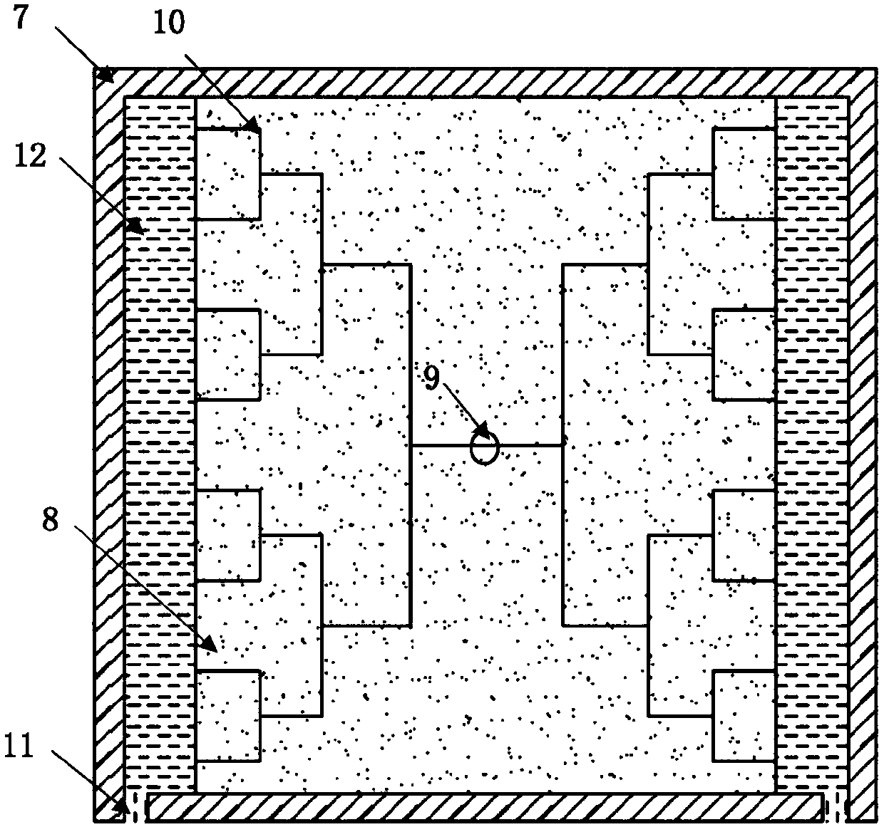 Phase change cold accumulation device