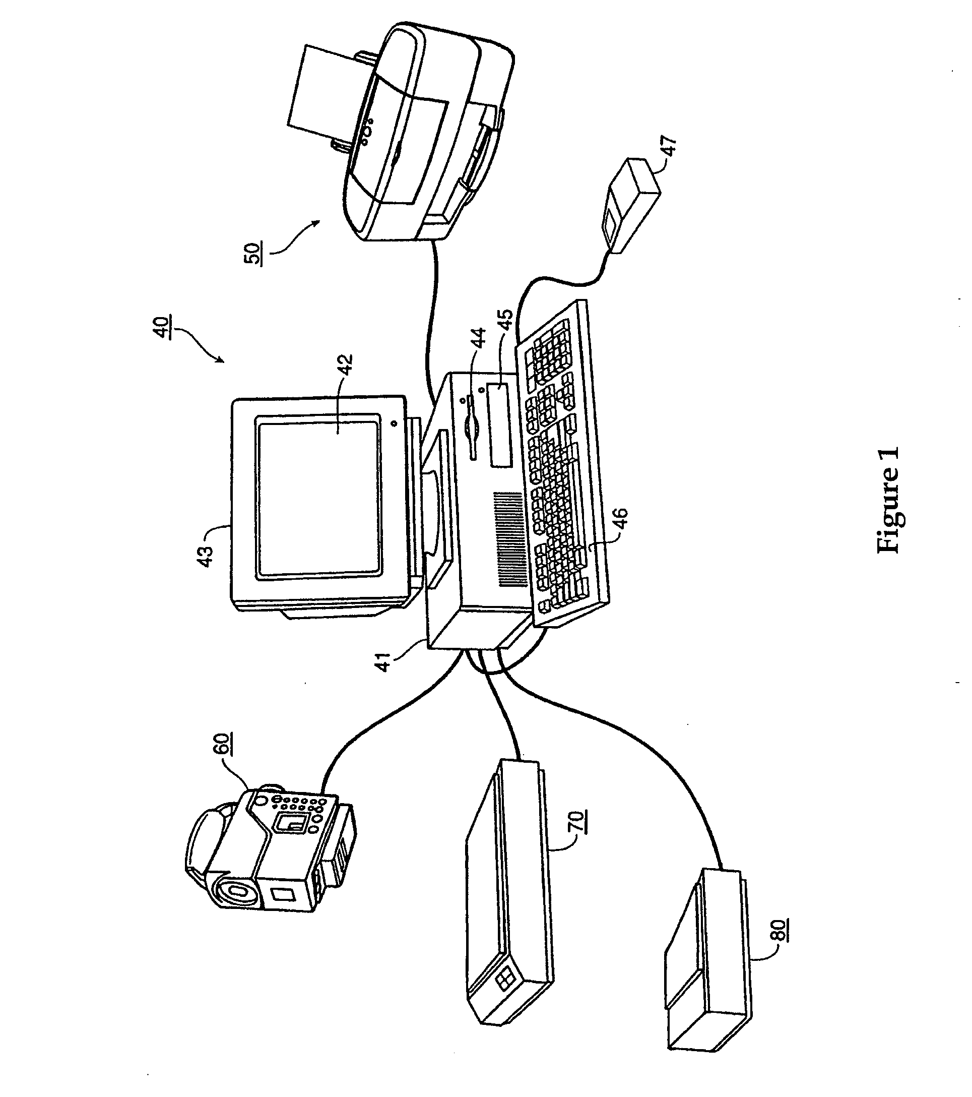 Generating an interim connection space for spectral data