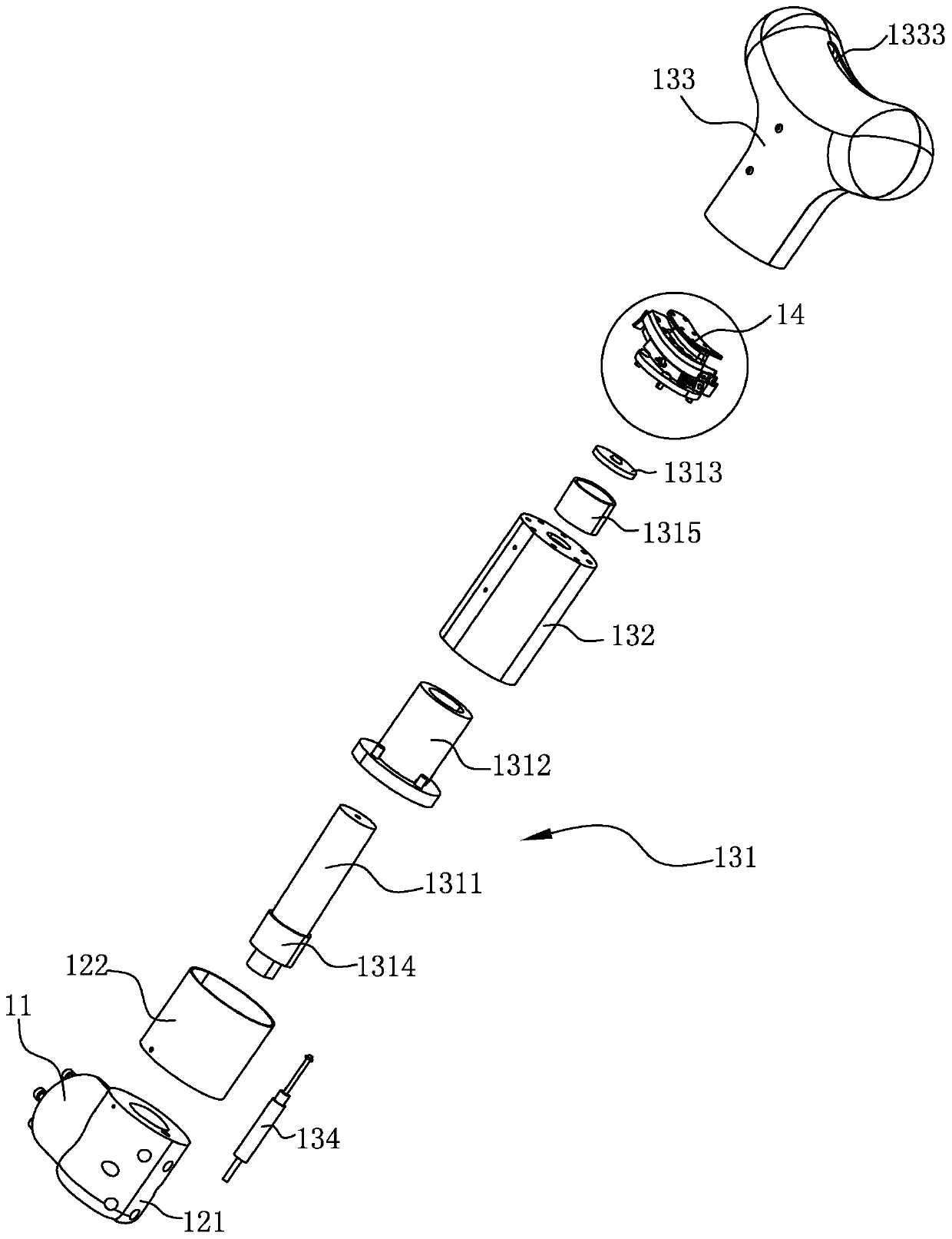 Balance rehabilitation training device and pelvic movement feedback mechanism thereof