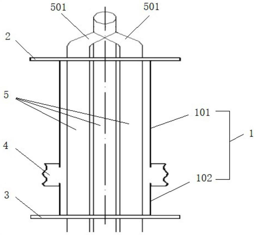 A thin tube sheath