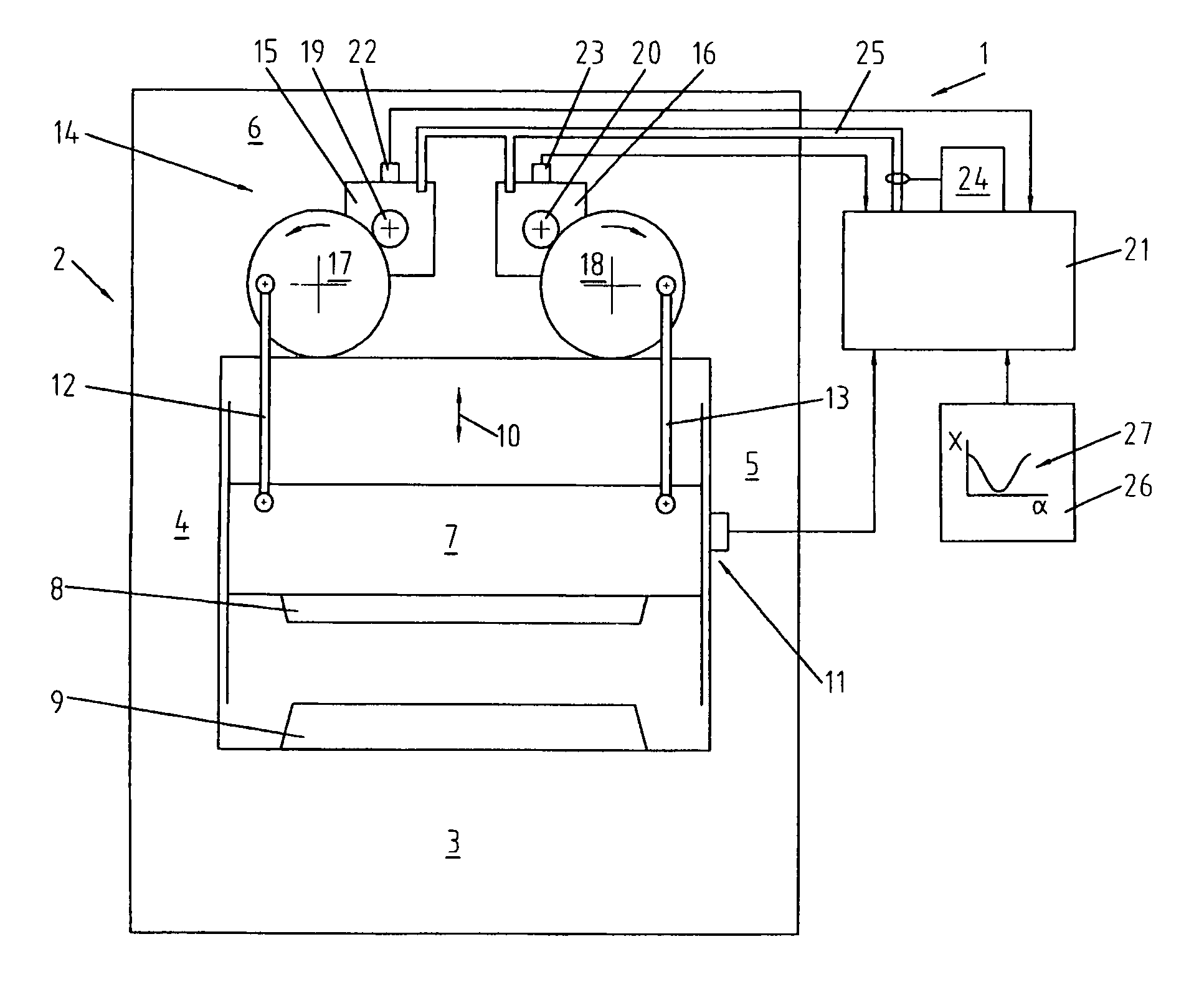 Plunger drive with load profile adaptation