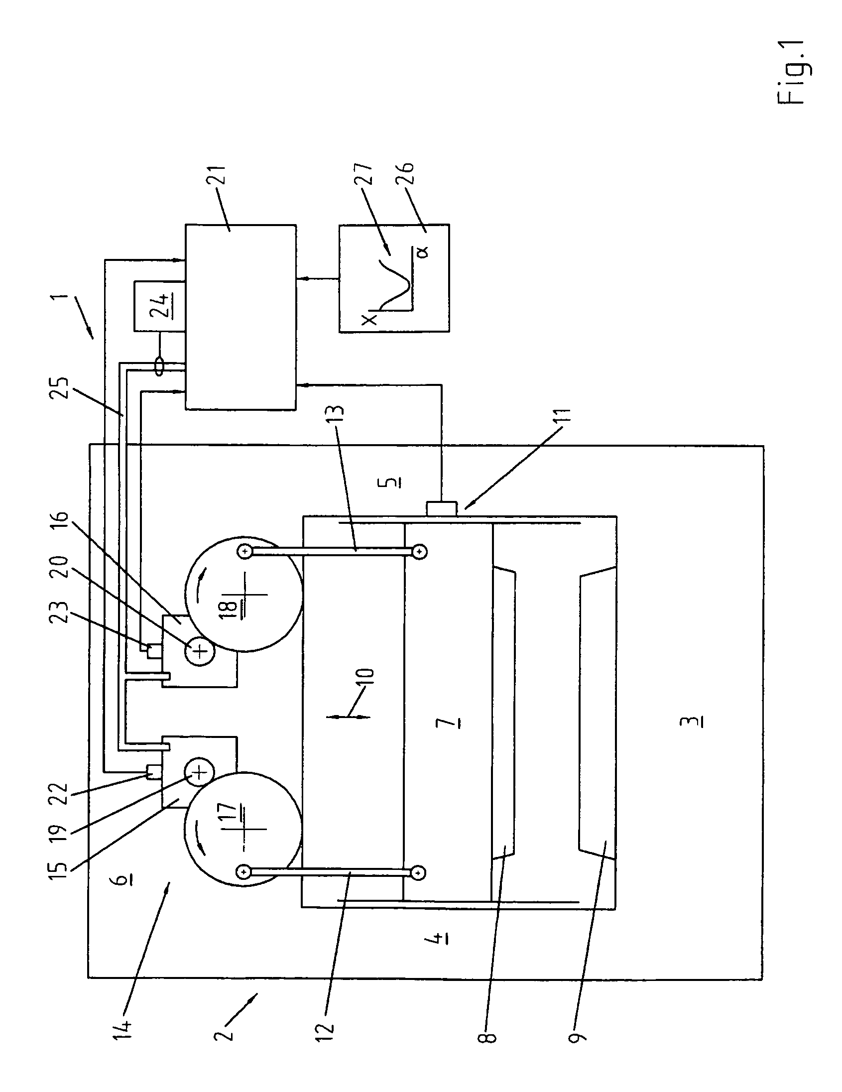 Plunger drive with load profile adaptation