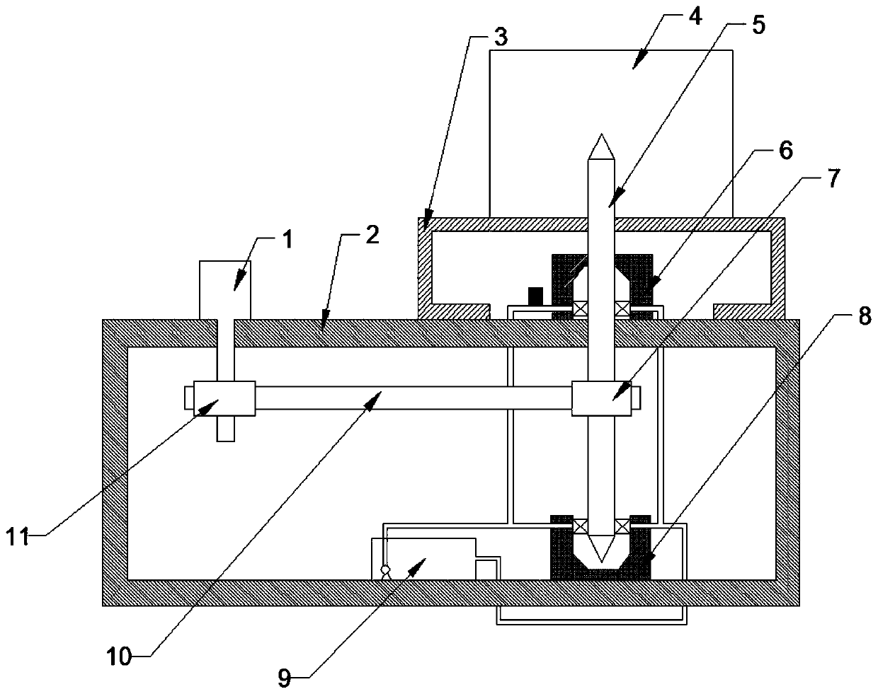 Latex disc separator with self-deslagging structure