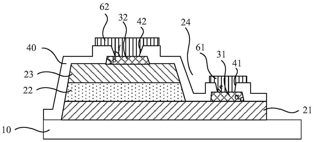 Light-emitting diode chip capable of improving cracks of insulating layer and preparation method of light-emitting diode chip