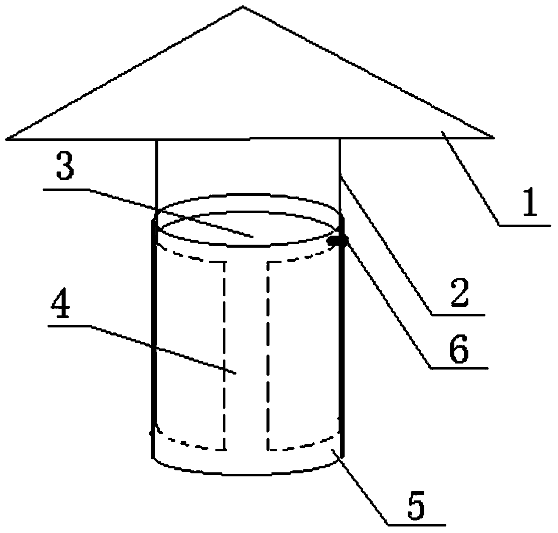 Anti-ejection rain blocking cap