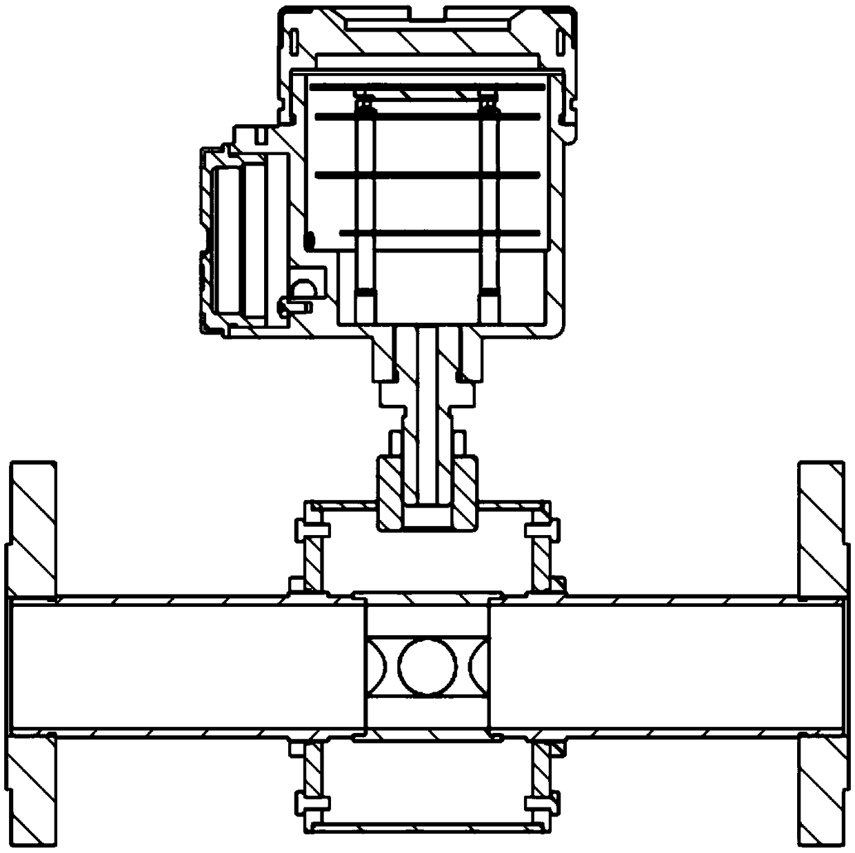 Crystal content measuring device and mounting method