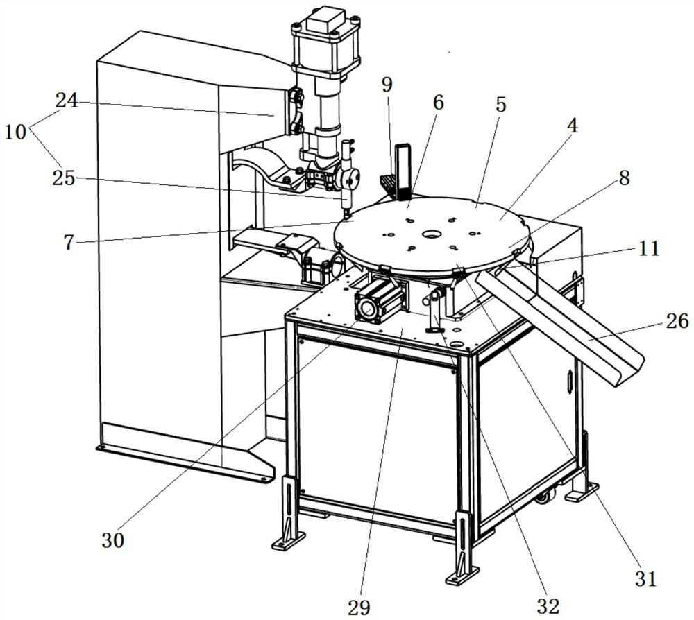 Automatic processing device for peelers