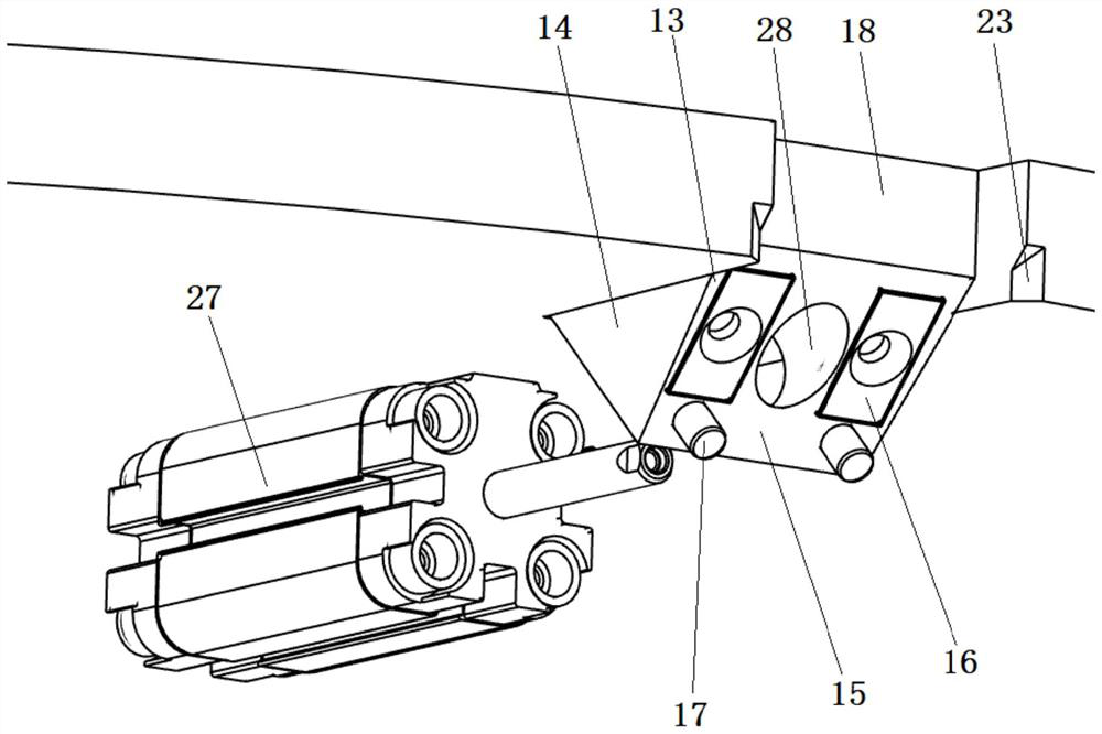 Automatic processing device for peelers