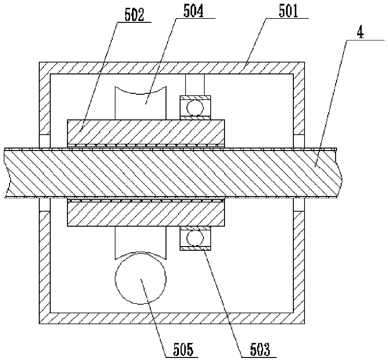 Portable on-site buckling device and buckling method