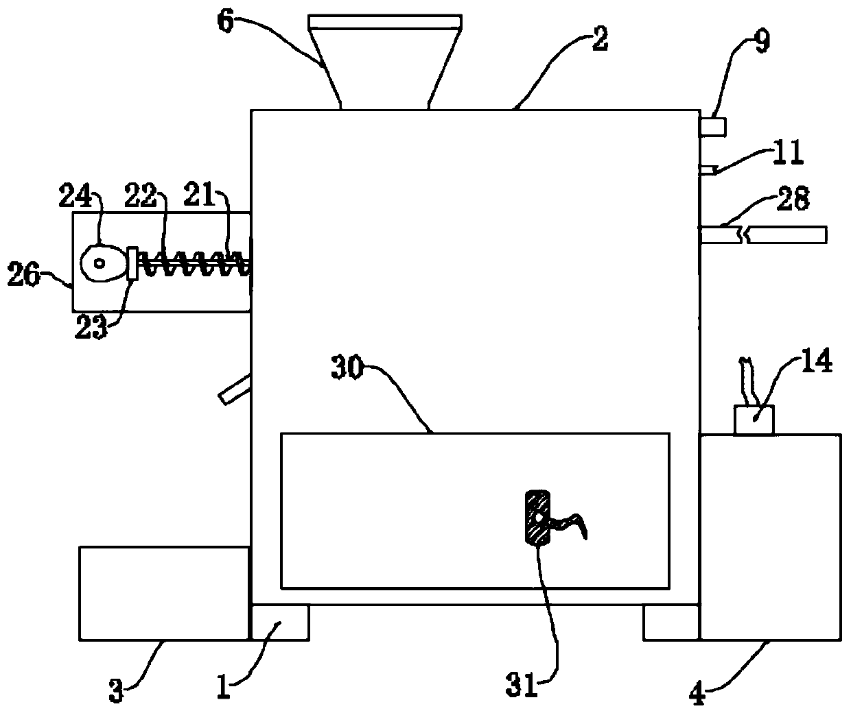 Wearable steel ball crushed material recovery device