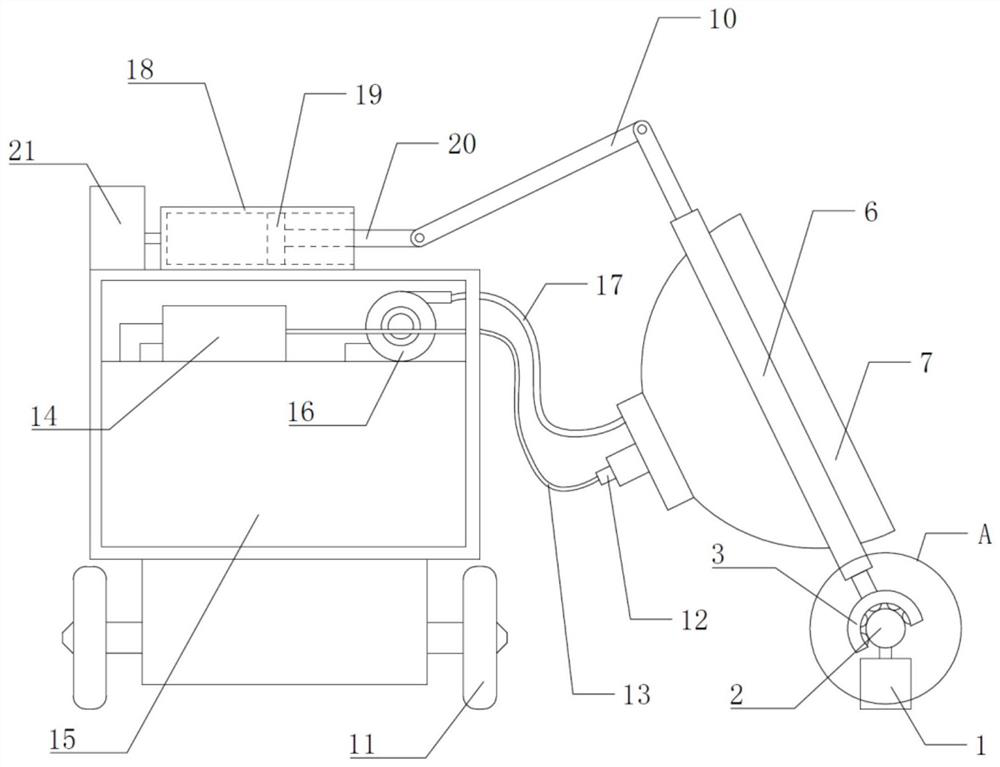 A garden green plant maintenance device and maintenance method thereof