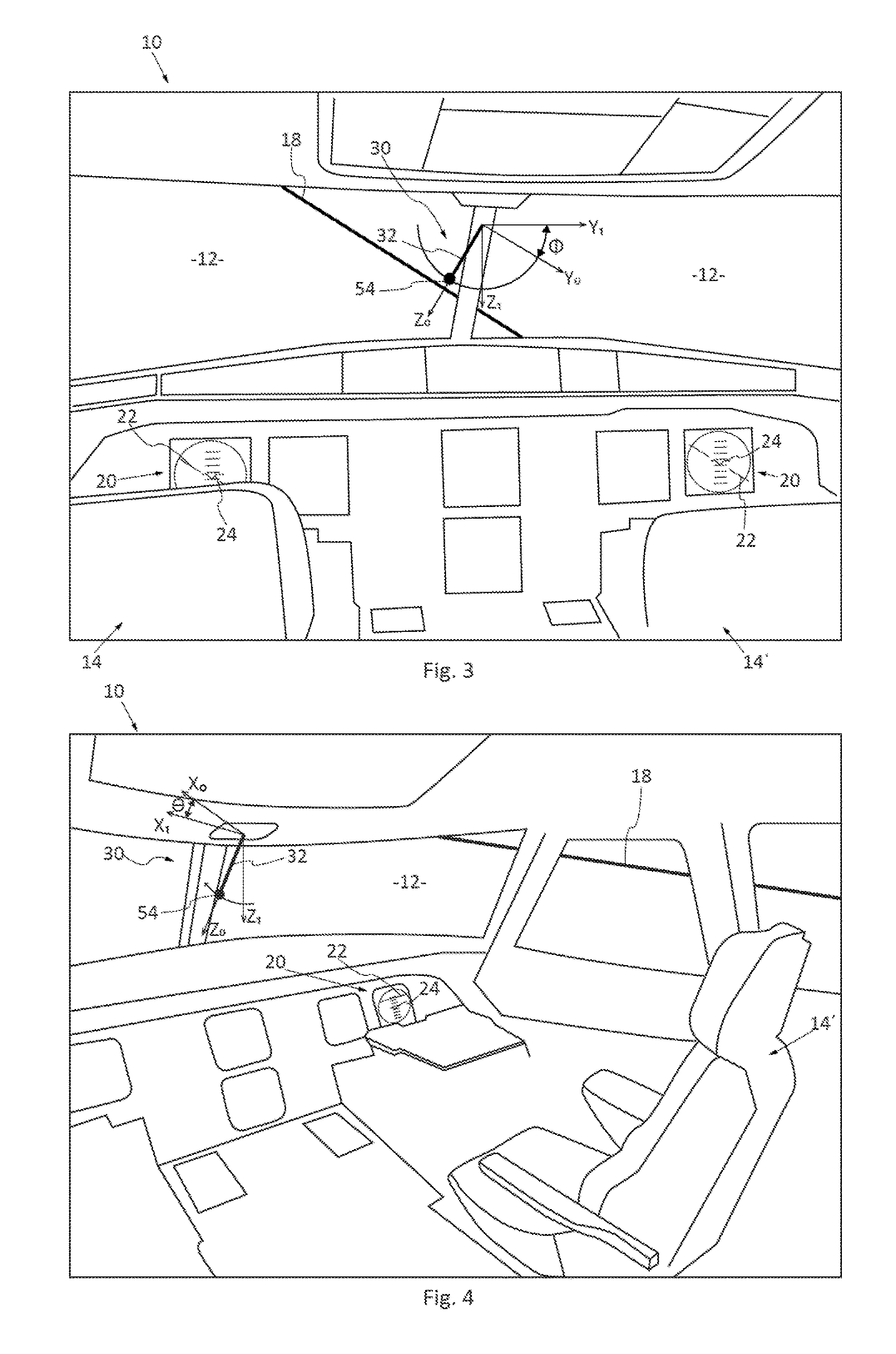 Aircraft attitude indicator device