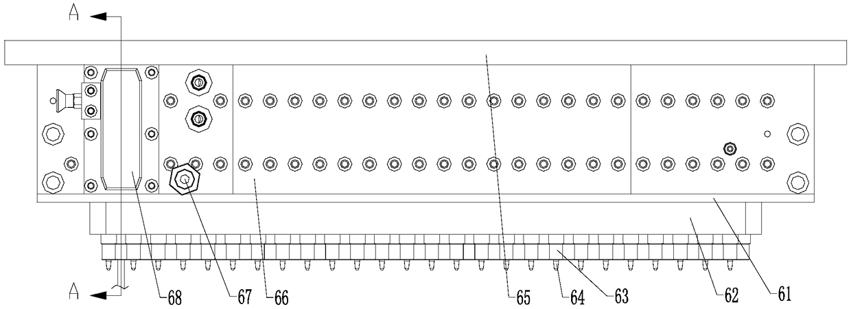 Gas pipe-expanding machine for condenser copper pipe