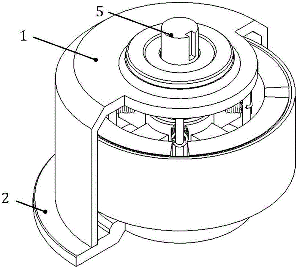 Electromagnetic type rigidity-variable flexible rotating joint