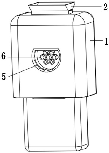 A contact self-shielding anti-storm charging pile