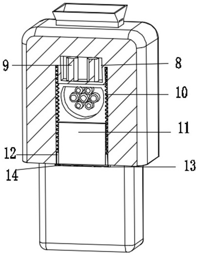 A contact self-shielding anti-storm charging pile