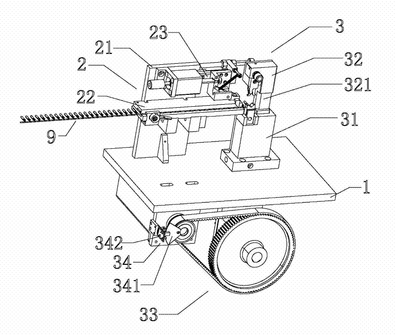 Automatic terminal riveting mechanism