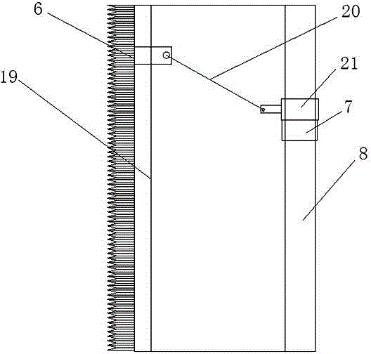 Efficient vertical type bran brusher