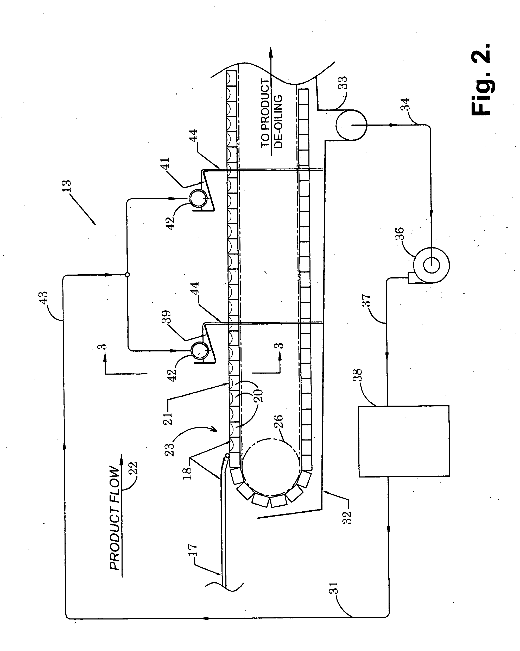 Forming and cooking with controlled curtain spillage