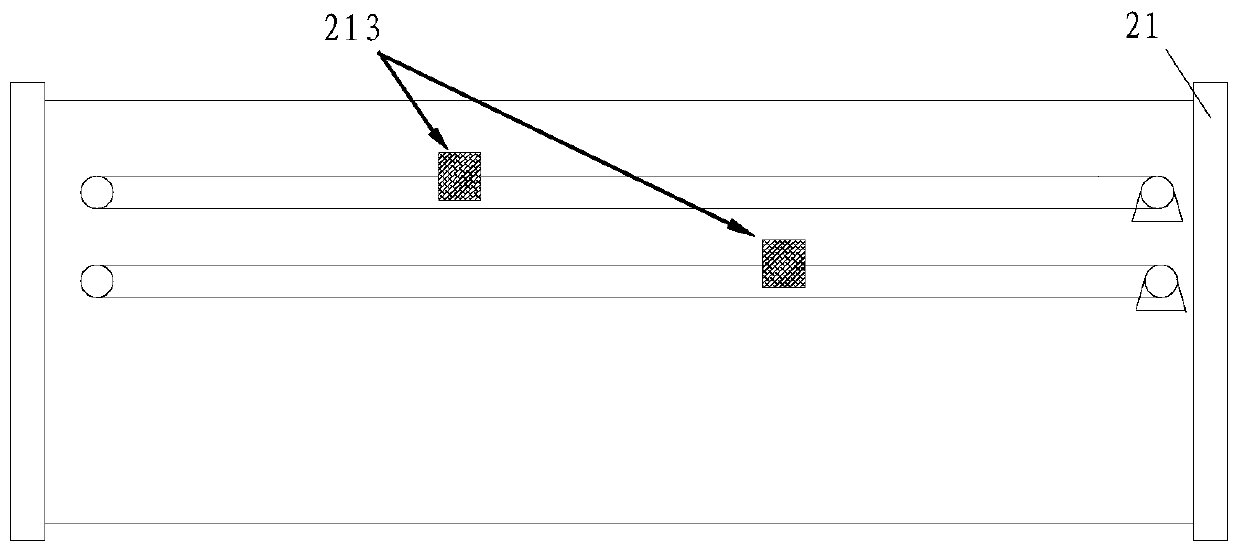 A continuous foaming device for amino sound-absorbing cotton