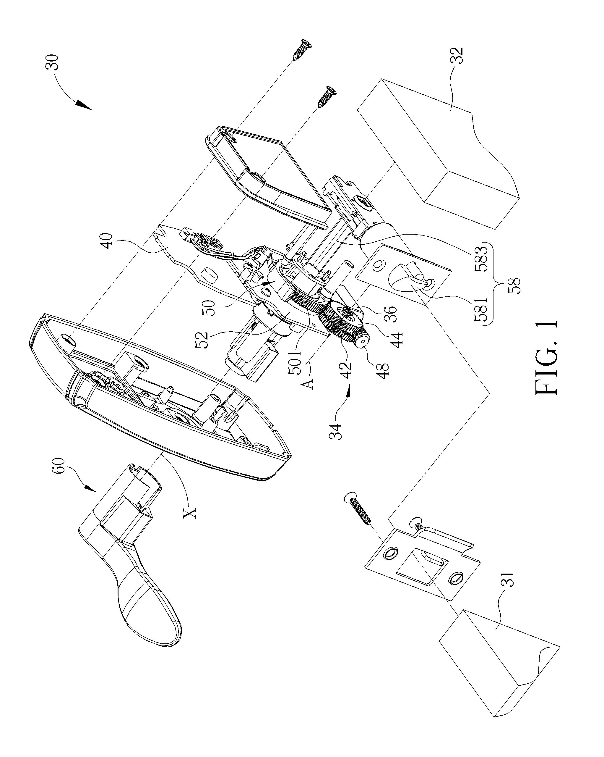 Transmission mechanism adapted to an electro-mechanical lock and electro-mechanical lock therewith