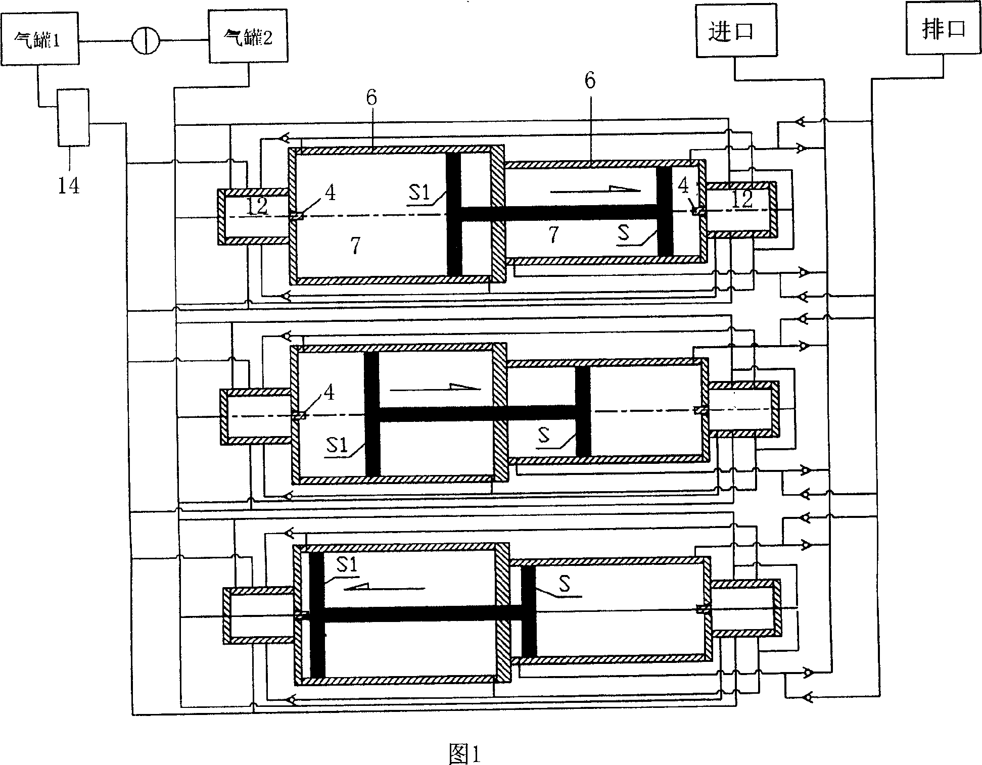 Automatic-boosting reciprocating pump