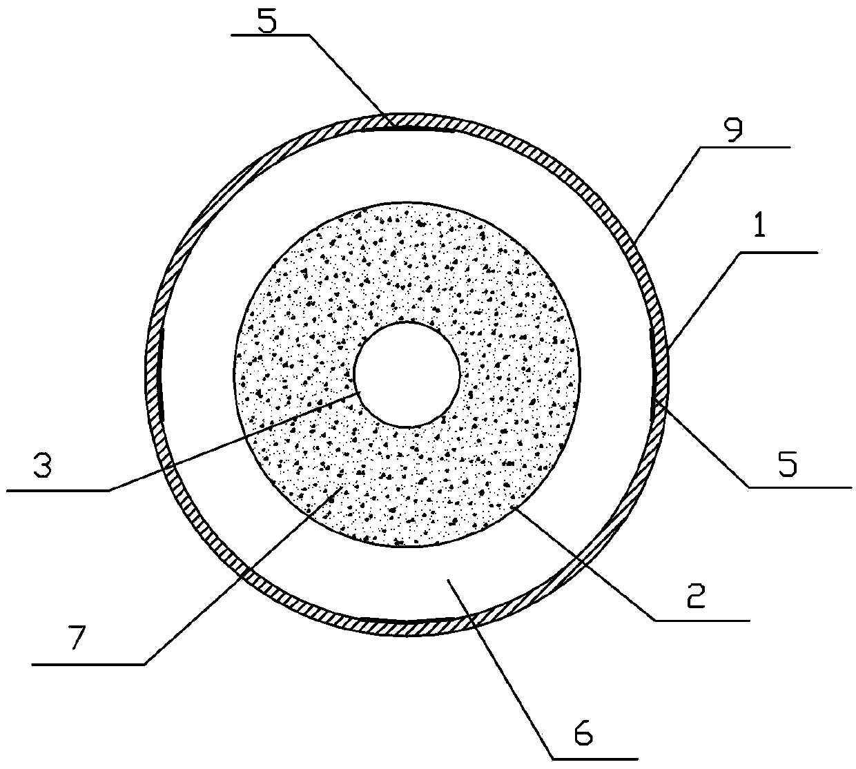 Device for cleaning bored pile steel protective case inner wall mud and application method thereof