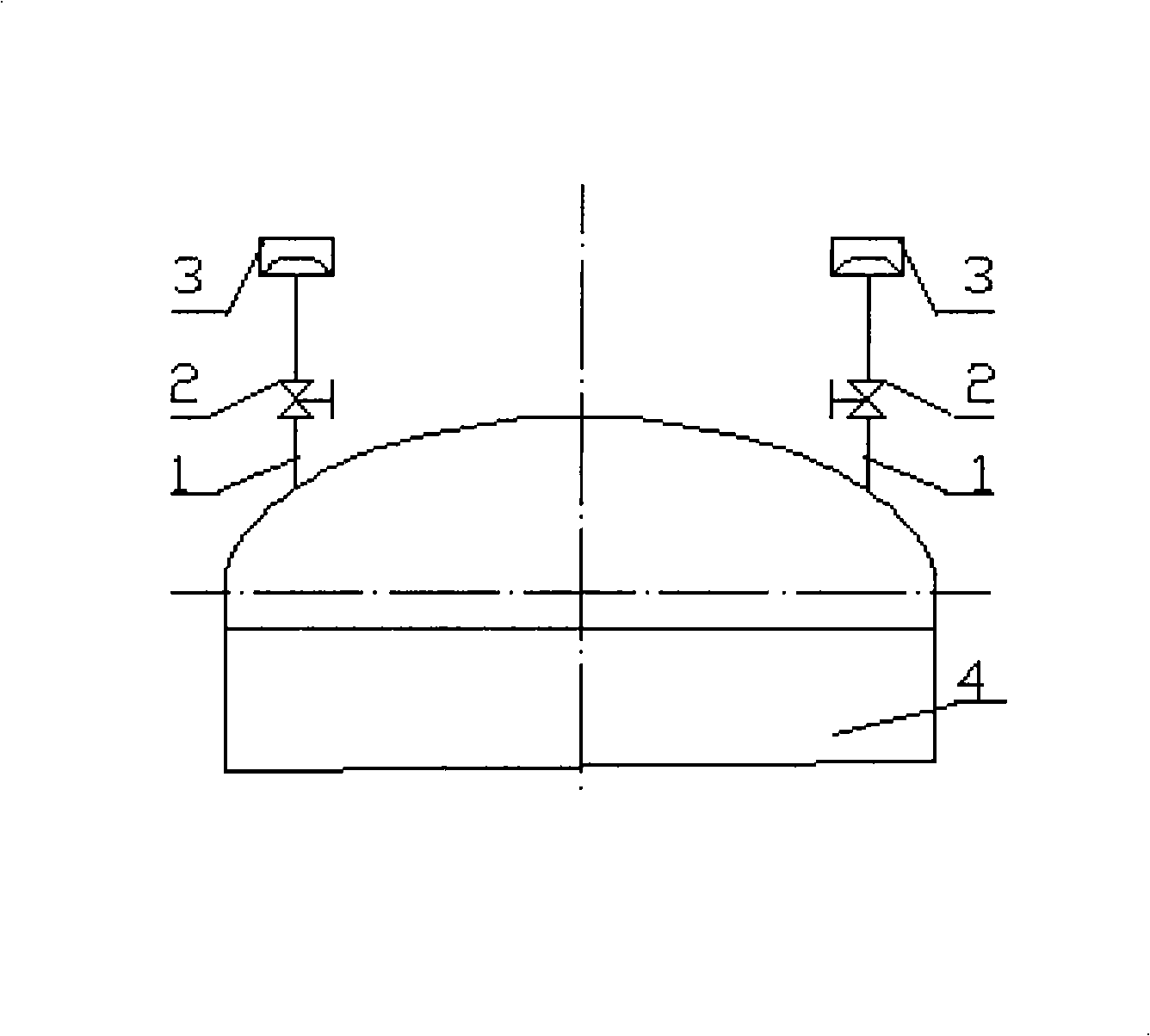 Safe pressure relief device suitable for online checkout