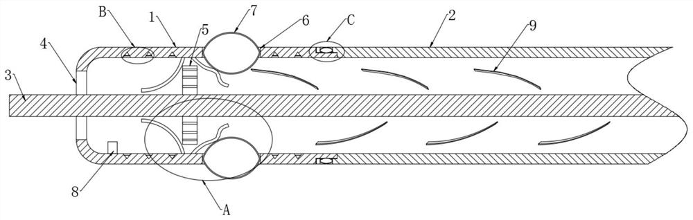 Arterial perfusion device for radiation intervention