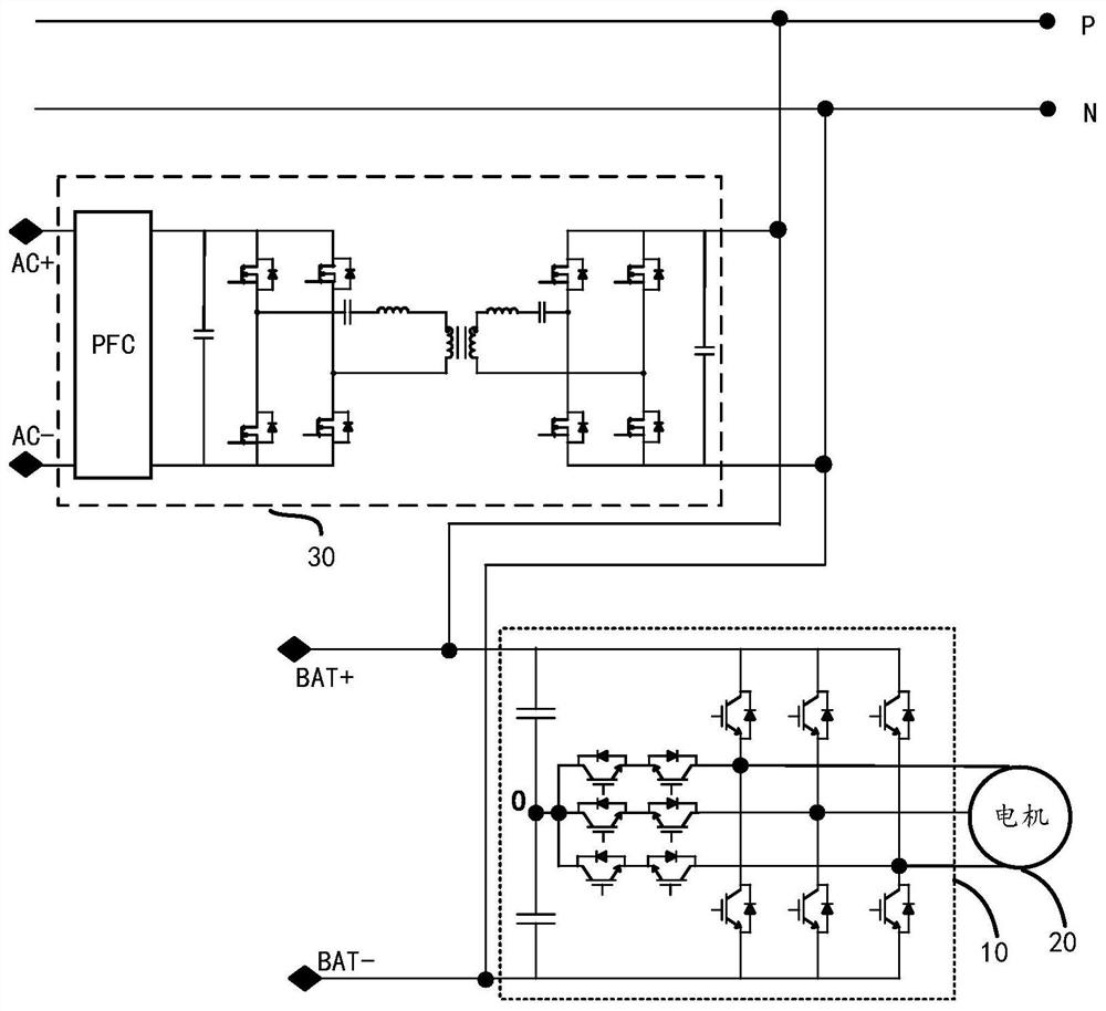 Electric driving system, power assembly and electric automobile