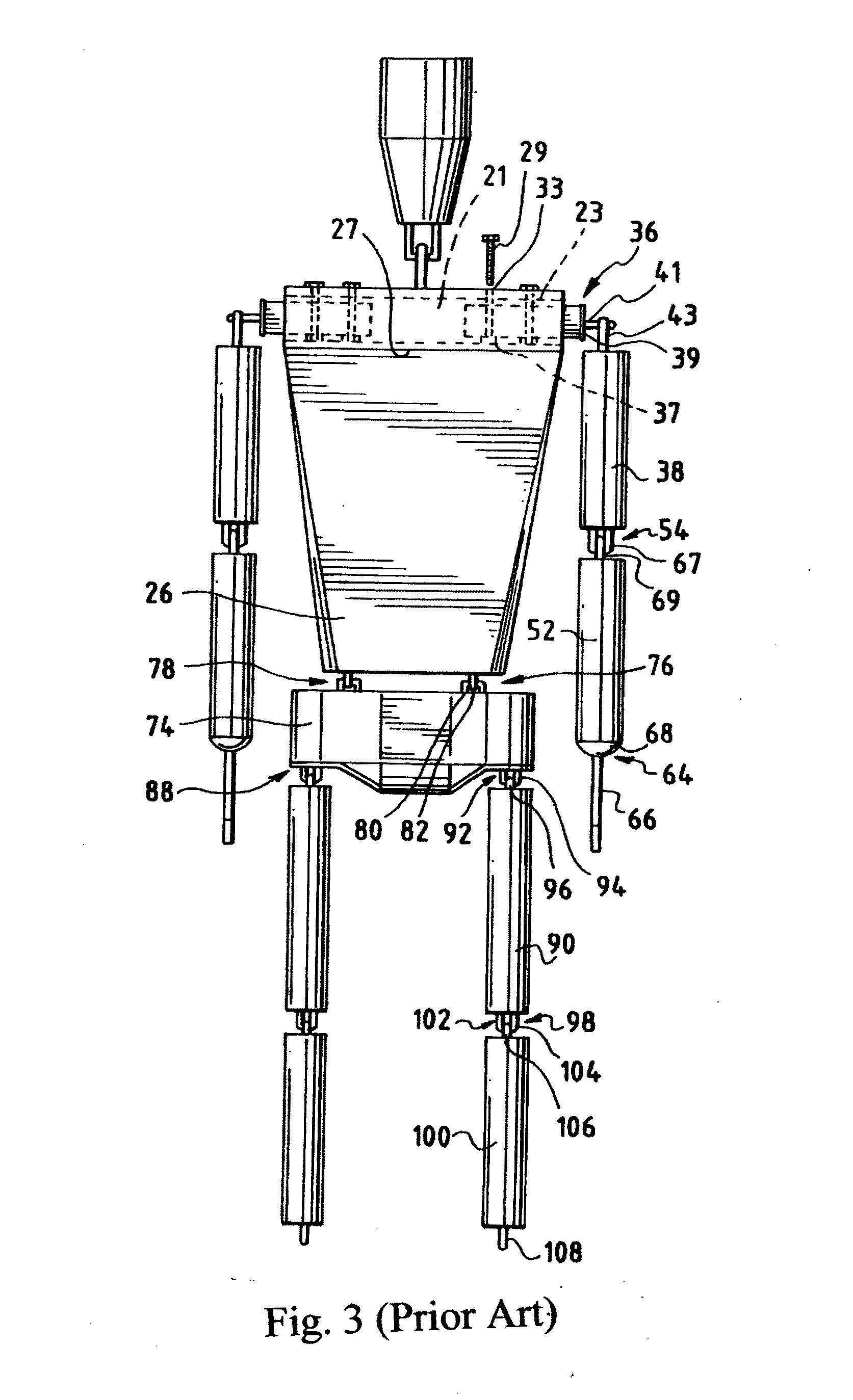 Training dummy assembly for doing stand-up drills and ground drills