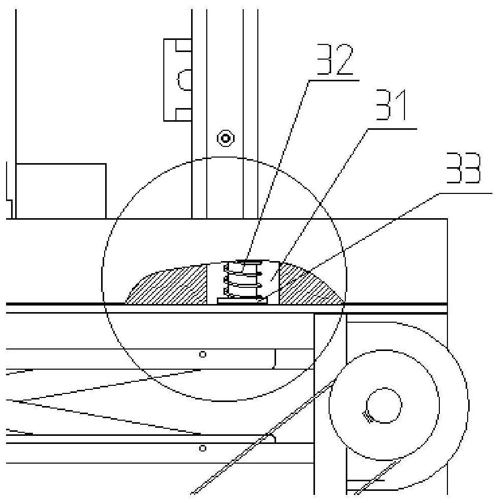 Damping balance capable of freely adjusting height