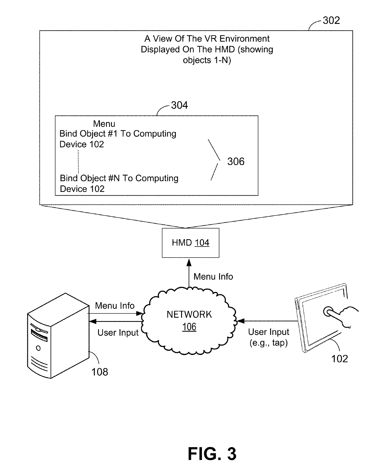 Facilitate user manipulation of a virtual reality environment