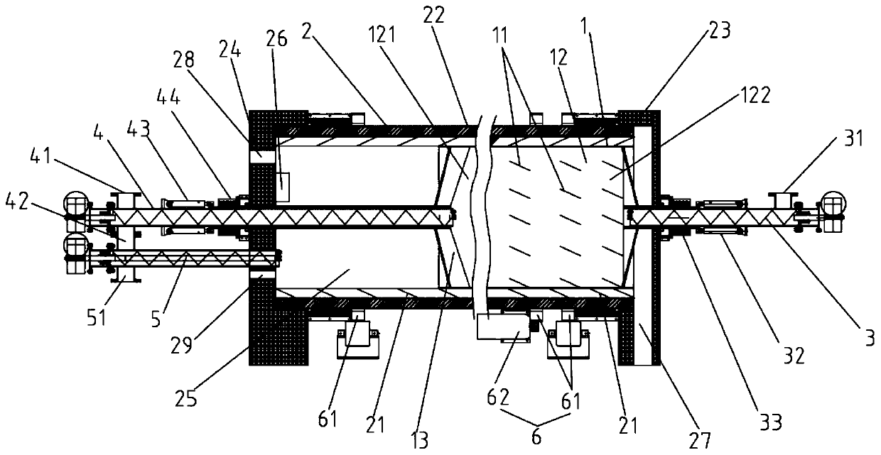 Household garbage treatment device