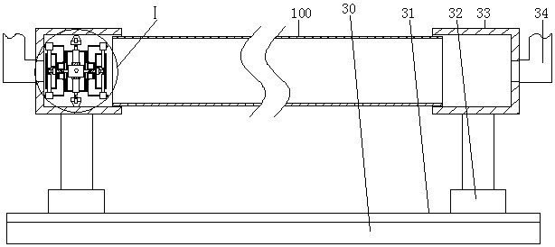 A semi-enclosed space coating equipment for building industrialization