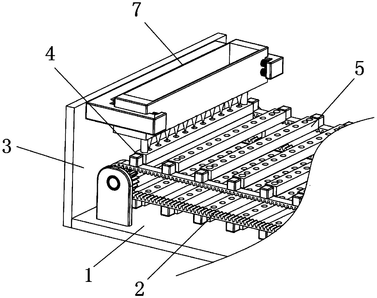 Silica gel gasket dispensing device