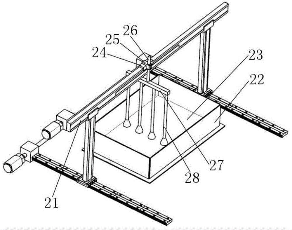 Multi-probe leakage detecting device for efficient filter