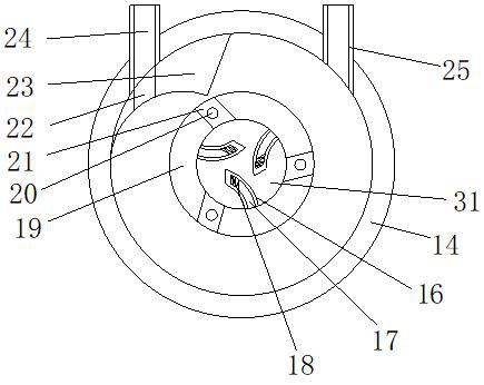 Waterproof coating laying device for building decoration