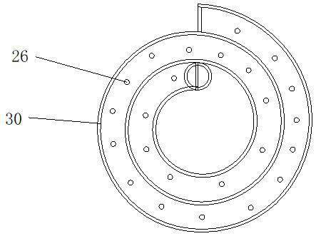 Waterproof coating laying device for building decoration