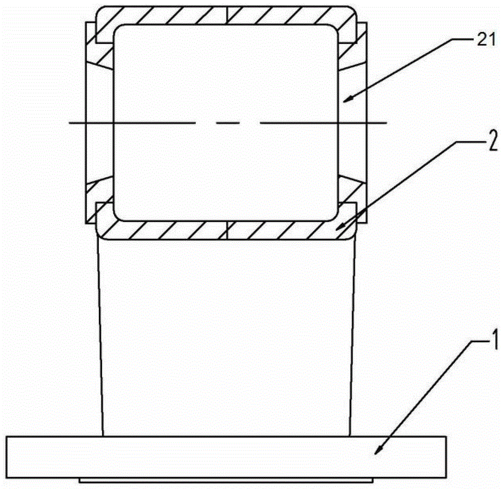 A flue gas purification tower nozzle