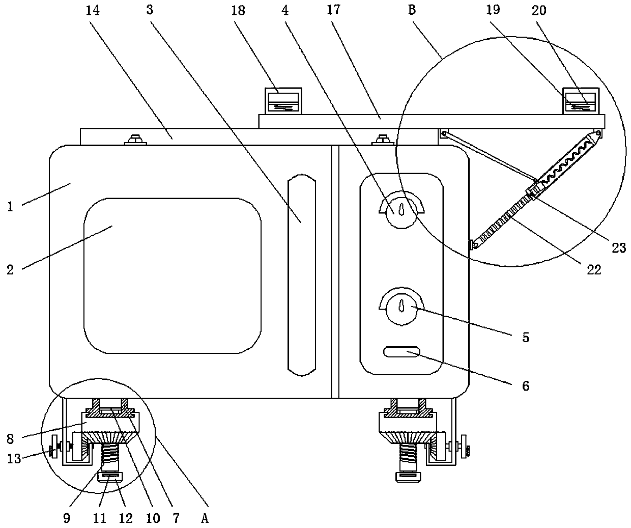 Continuous overlapping type microwave oven