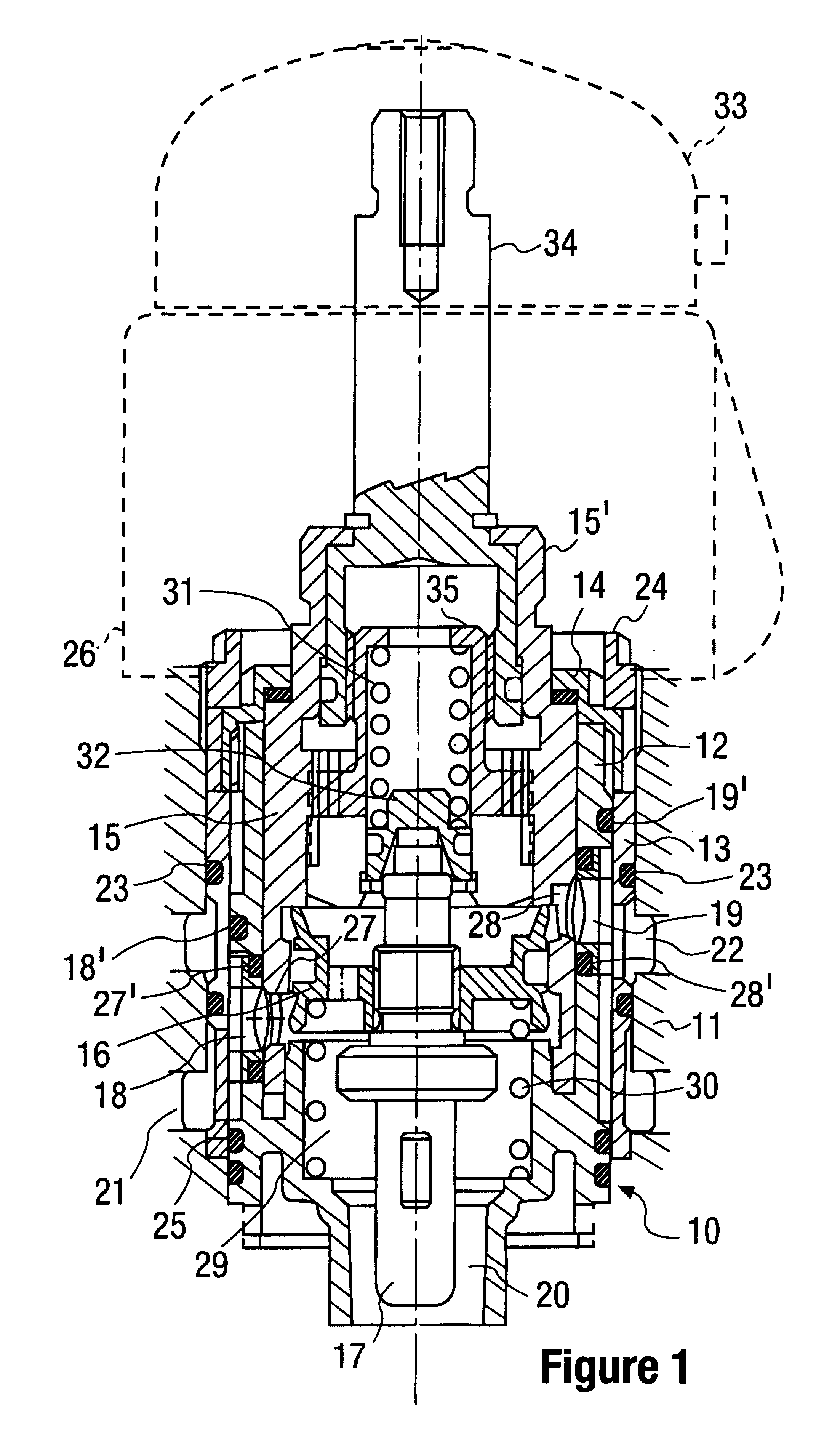 Thermostatic mixer valve assembled in a cartridge body