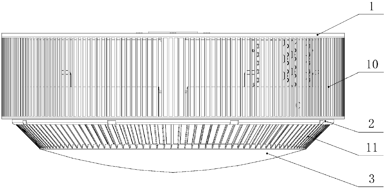 A ceiling type air conditioner indoor unit