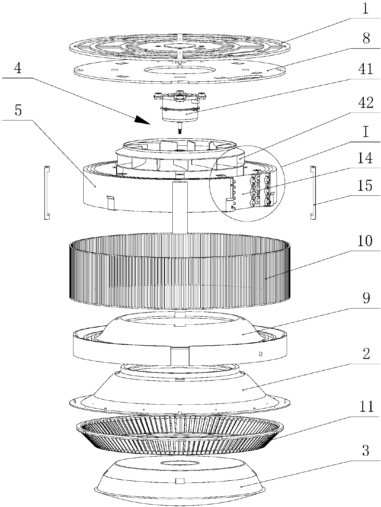 A ceiling type air conditioner indoor unit