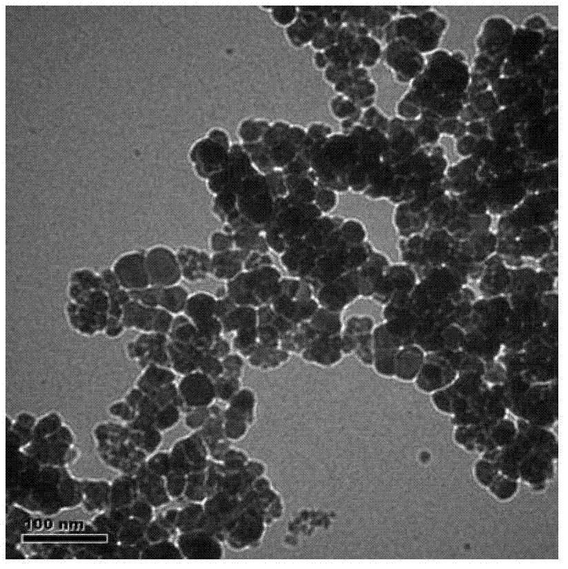 Titanium-dioxide-doped composite magnetic nano-grade adsorbent, preparation method thereof, and application thereof