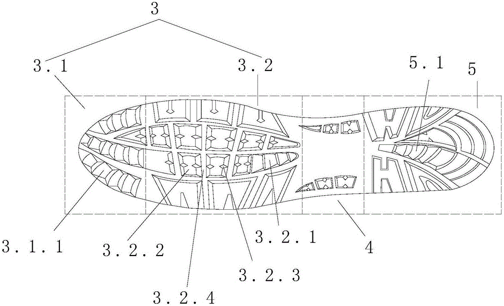 Anti-slippery shoe and preparation method thereof