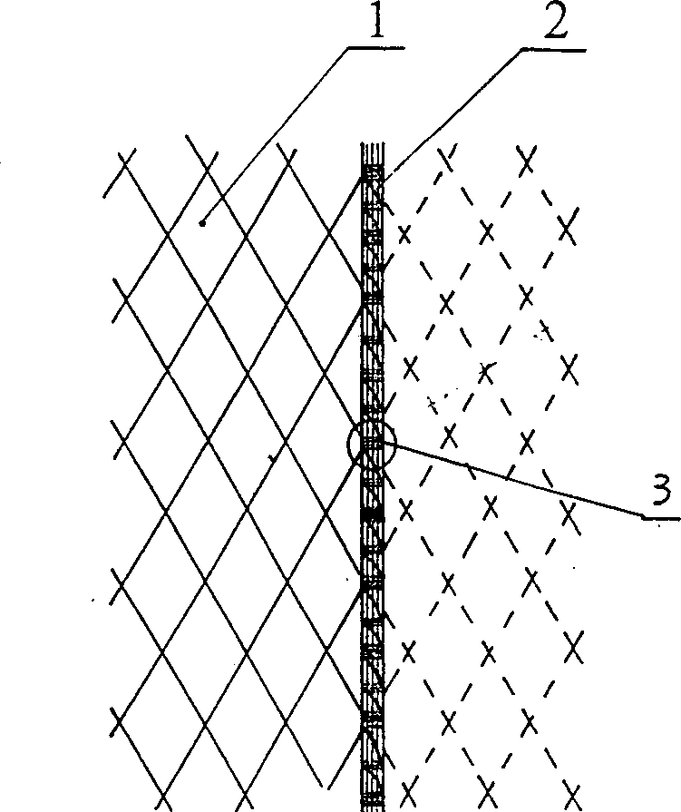 Technology for binding fish-culturing net or netted appliance