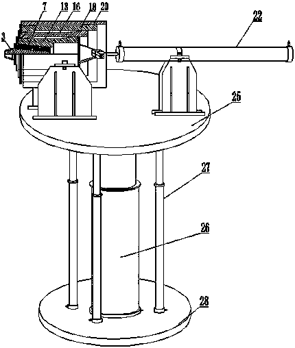 Center device used for multiple types of tape winding machines