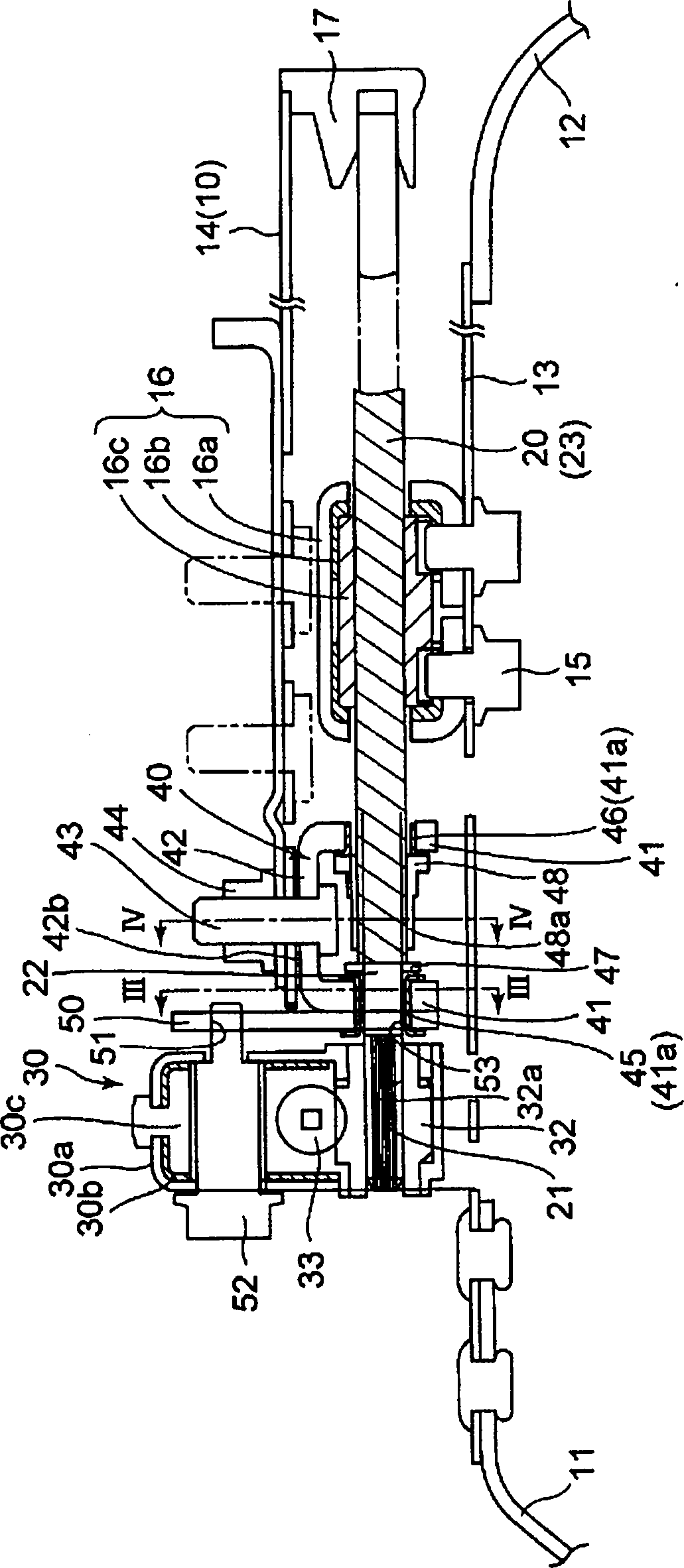 Power slide device for vehicle seat